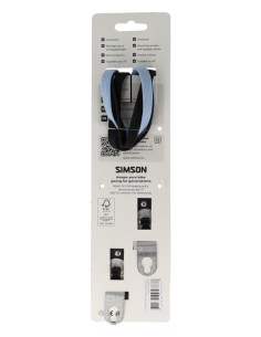 Triobinder Simson jongen 24i - zwart/blauw 2