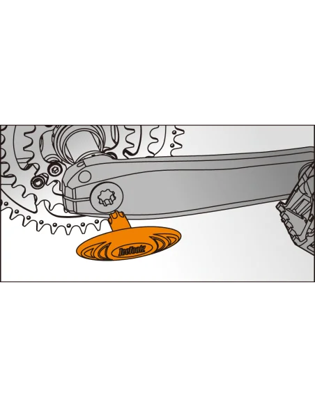 Crankarmkap montagegereedschap IceToolz 04T1 voor Shimano Hollowtech II