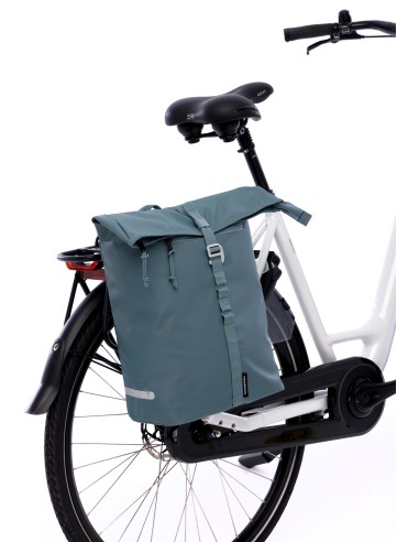Enkele fietstas New Looxs Cantos Bag Single - 16,5 liter - 29 x 16 x 36 cm - Zeeblauw