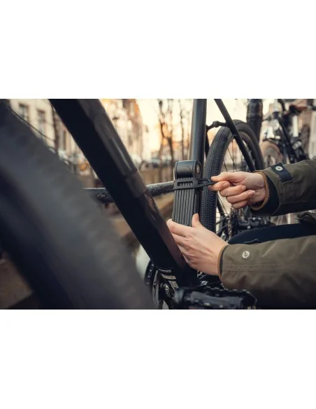 Vouwslot Axa Fold 80 Lite - zwart