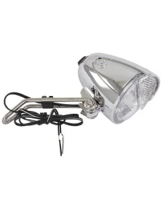 Koplamp Trelock LS583 Bike-i Retro 15 Lux met dynamomontage - chroom