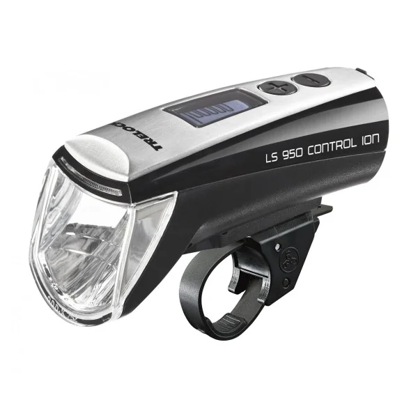 Koplamp Trelock LS950 Control Ion - 70 Lux - Incl. houder