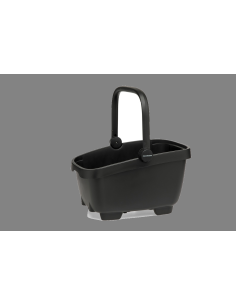Fietsmand New Looxs Clipper met handvat MIK2 - zwart