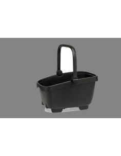 Fietsmand New Looxs Clipper met handvat MIK2 - zwart