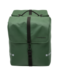 Dubbele fietstas New Looxs Odense MIK 2.0 - 39 liter, groen