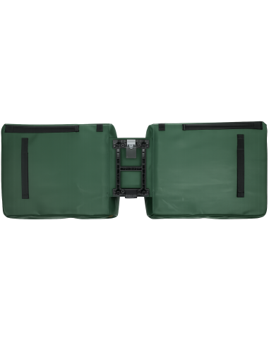 Dubbele fietstas New Looxs Odense MIK 2.0 - 39 liter, groen