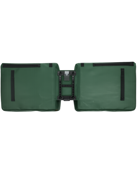 Dubbele fietstas New Looxs Odense MIK 2.0 - 39 liter, groen