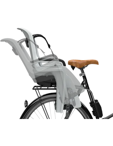 Kinderzitje achter Thule Ride Along 2 voor framebevestiging - light grey