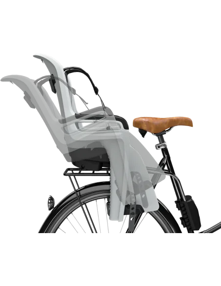 Kinderzitje achter Thule Ride Along 2 voor framebevestiging - light grey