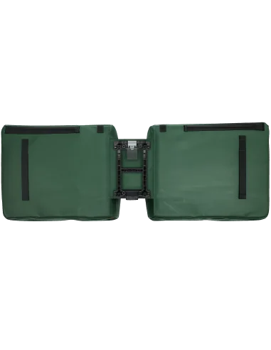 Dubbele fietstas New Looxs Odense MIK 2.0 - 39 liter, groen