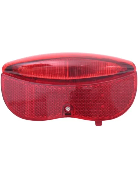 Dragerachterlicht Edge City Luxe - 3 leds inclusief batterijen - 80mm