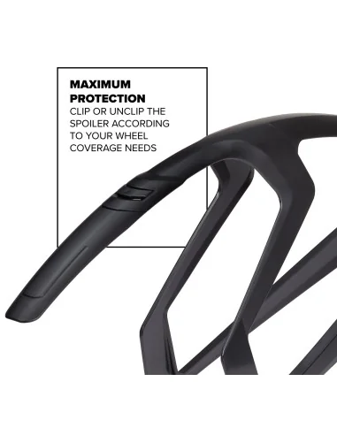 Spatbordset 28" Polisport R-Mud 32mm - zwart