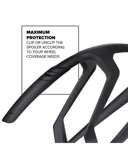 Spatbordset 28" Polisport R-Mud 32mm - zwart