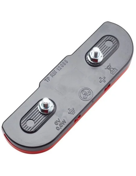 Dragerachterlicht Trelock LS 614 Duo Flat Signal dynamo 50 mm - remlichtfunctie