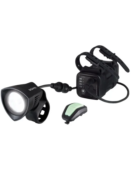 Koplamp Sigma Buster 2000 HL met helmhouder + accu en afstandbediening