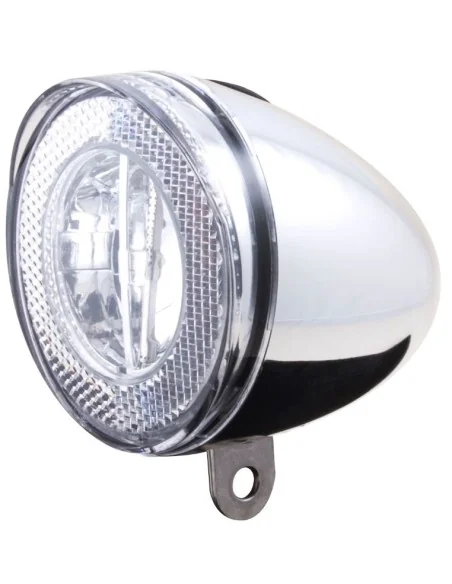 Koplamp Spanninga Swingo XB LED met reflector incl. batterijen - chroom