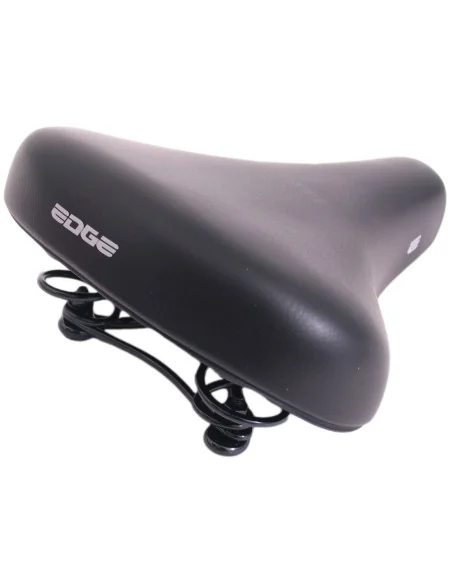 Fietszadel Edge City Retro - zwart (werkplaatsverpakking)