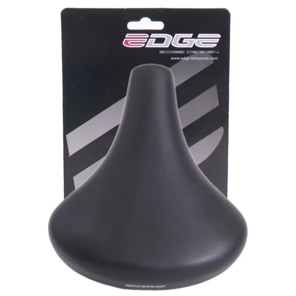 Fietszadel Edge City Retro - zwart (op kaart)