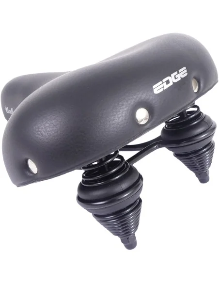 Fietszadel Edge Urban - zwart (werkplaatsverpakking)