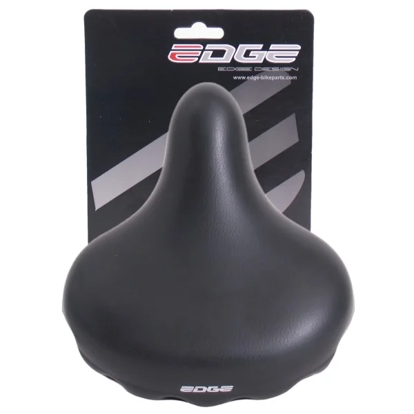 Fietszadel Edge Urban - zwart