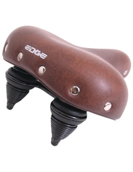 Fietszadel Edge Urban - mat donkerbruin (werkplaatsverpakking)