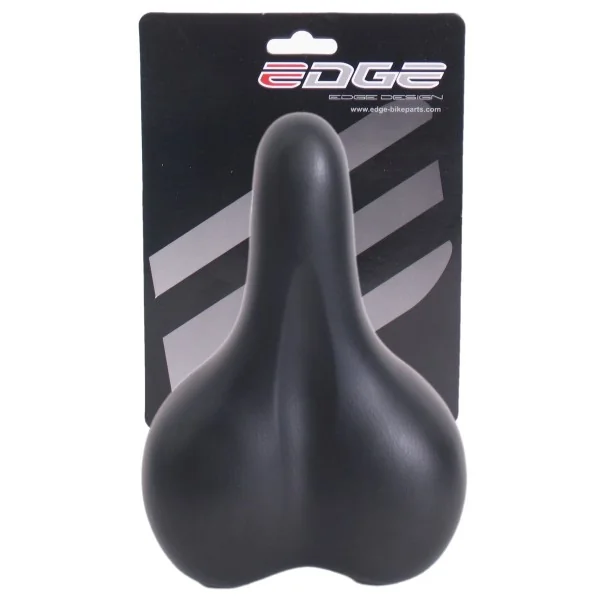 Fietszadel Edge City Rental - zwart (op kaart)