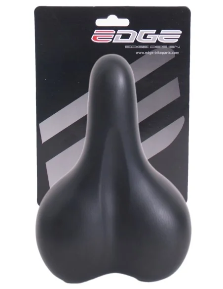 Fietszadel Edge City Rental - zwart (op kaart)