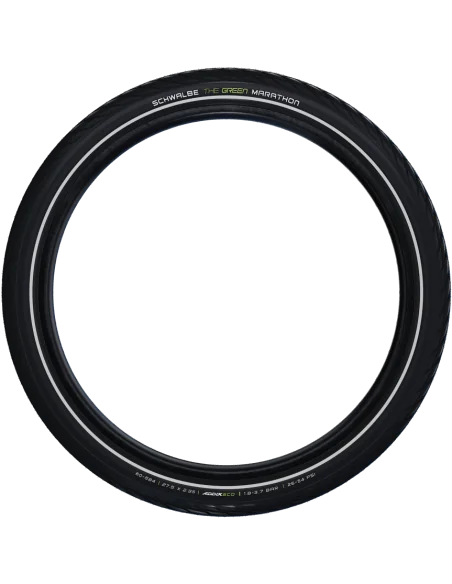 Buitenband Schwalbe Green Marathon GreenGuard 28 x 2.00"/50-622mm - zwart met reflectie