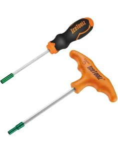 Spaaknippelsleutelset IceToolz 12B5 voor 3,2 mm (vierkante) nippels 2