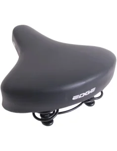 Fietszadel Edge City Eco - zwart (werkplaatsverpakking)