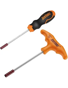 Spaaknippelsleutelset IceToolz 12C5 voor 5,5mm 6-kant nippels