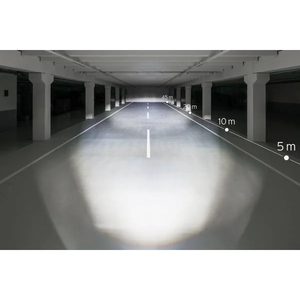 Koplamp Busch & Müller Lumotec IQ-X voor naafdynamo 6-60 Volt - 100 Lux - zwart