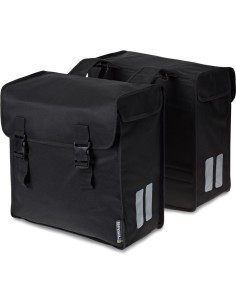 Dubbele fietstas Basil Mara XL 35 liter 35 x 15 x 32 cm - zwart