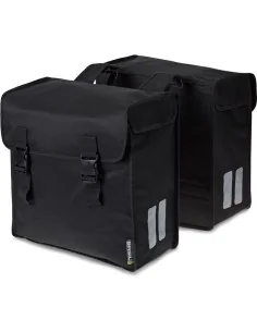 Dubbele fietstas Basil Mara-XXL 35 x 16 x 35 - 47 liter, zwart