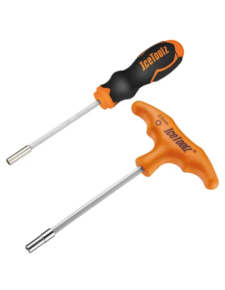 Spaaknippelsleutels IceToolz 12D5 voor 3,6mm (vierkante) nippels