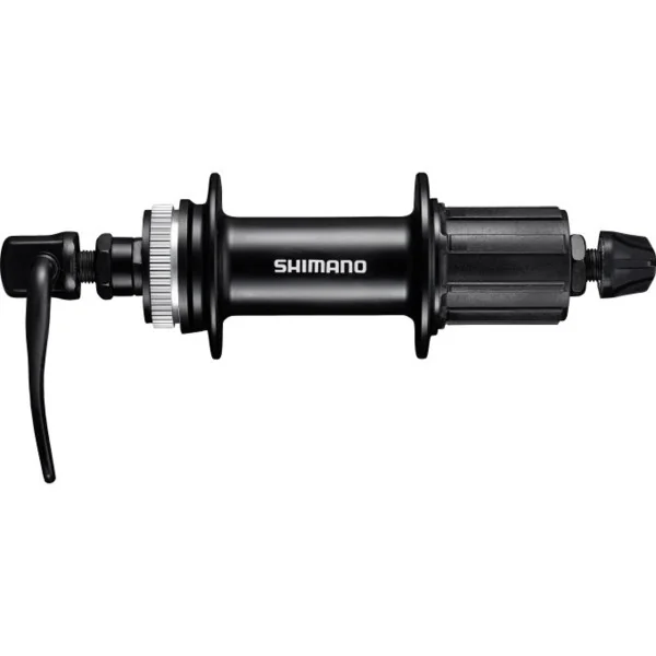 Achternaaf 8/9/10 speed Shimano FH-MT200-B - 36 gaats Center Lock remschijfbevestiging - zwart