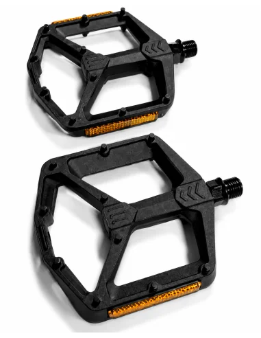 Pedalen BMX-freestyle aluminium - zwart