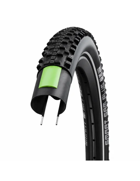 Buitenband Schwalbe Smart Sam plus-DD 26 x 2.25" / 57-559 mm - Zwart