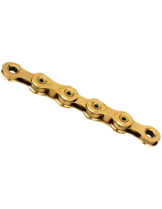 Fietsketting KMC X12L Ti-N Gold - 126L, waxed