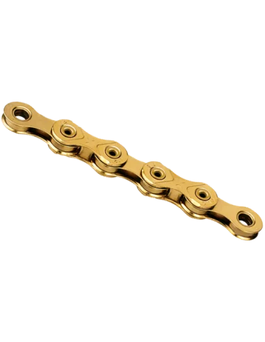 Fietsketting KMC X12L Ti-N Gold - 126L, waxed