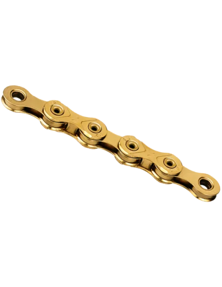 Fietsketting KMC X12L Ti-N Gold - 126L, waxed