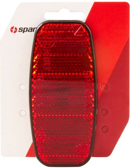 Achterdrager reflector Spanninga ovaal - rood