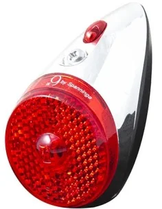 Achterlicht Spanninga Retro nr.9 XDS dynamo - chroom/zwart