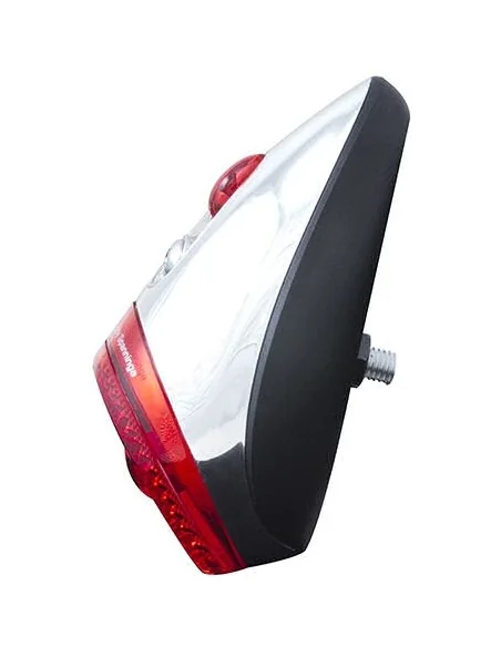Achterlicht Spanninga Retro nr.9 XDS dynamo - chroom/zwart