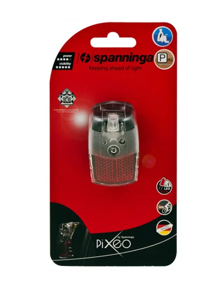 Achterlicht Spanninga Pixeo XB voor spatbordmontage (op kaart)