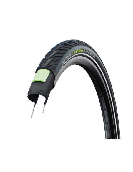 Buitenband Schwalbe Energizer Plus GreenGuard 28 x 1.50" / 40-622 mm - zwart met reflectie
