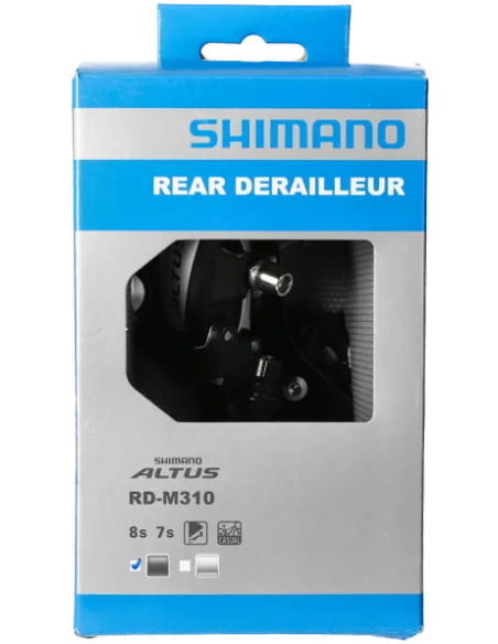 Achterderailleur 7/8-speed Shimano Altus RD-M310 - zwart