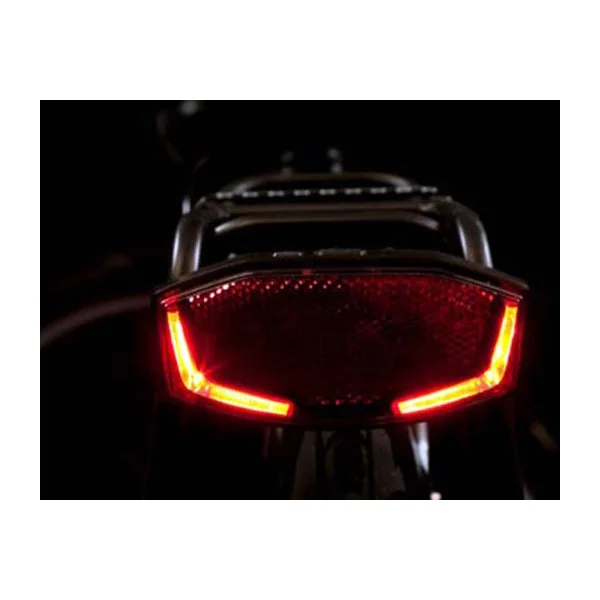 Dragerachterlicht Spanninga Lineo-Xb 80mm / incl.batterijen