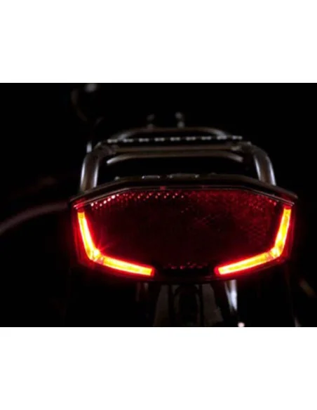 Dragerachterlicht Spanninga Lineo-Xb 80mm / incl.batterijen