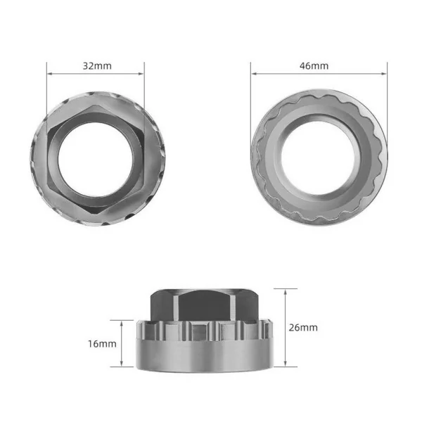 Kettingblad borgring afnemer IceToolz 2741